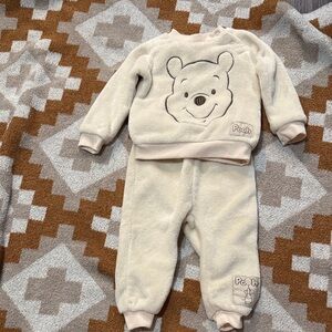 Disney Cream Pooh Bear Kids Matching Set